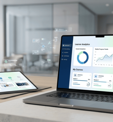 E-learning Portal LMS Development hero img