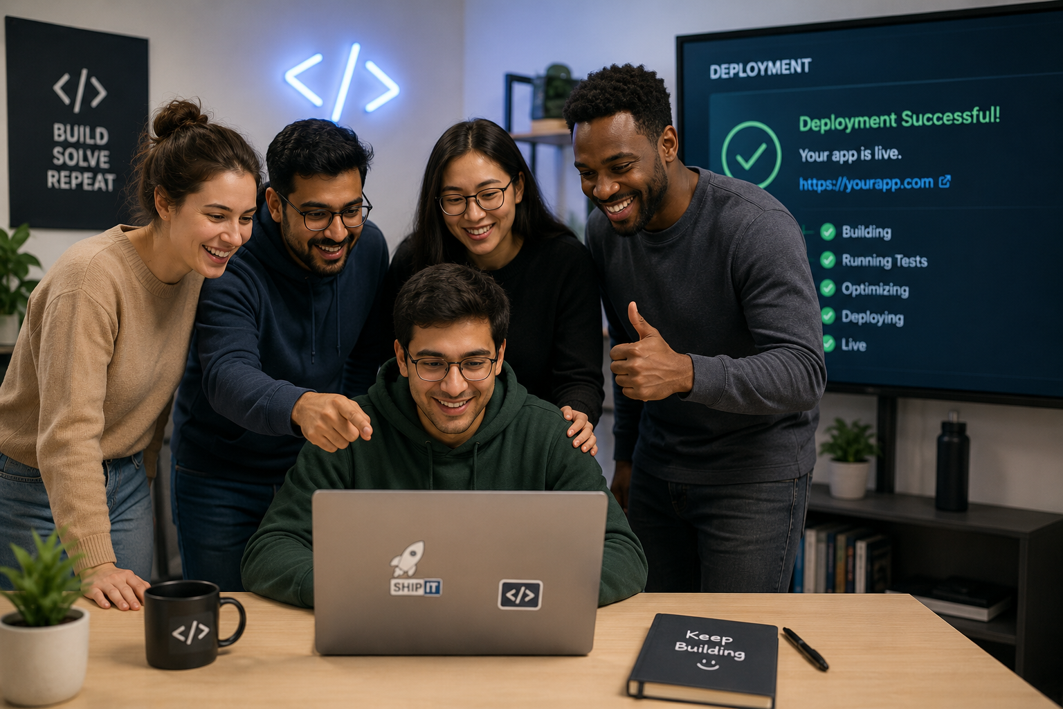 AI app production readiness console
