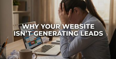 Why Your Website Isn’t Generating Leads Hero img