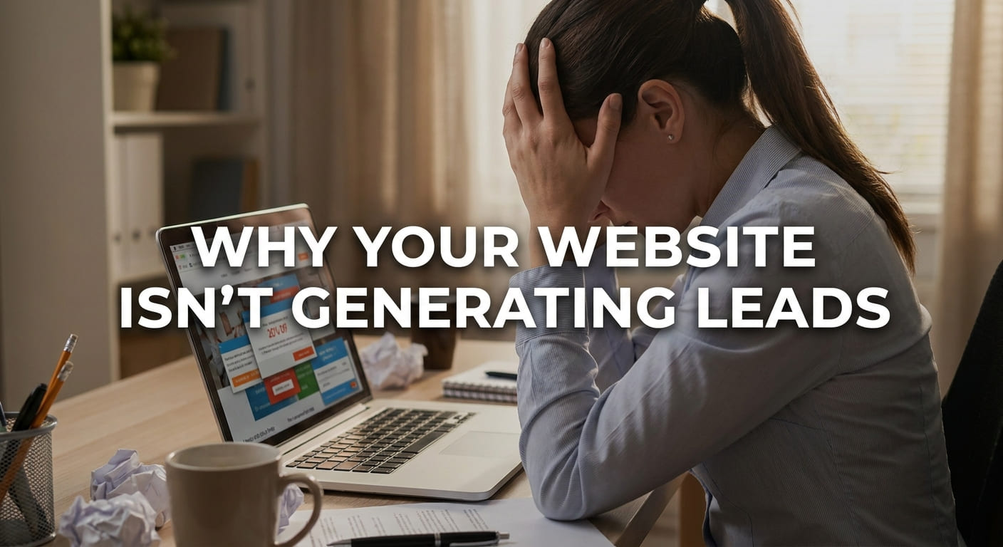 Why Your Website Isn’t Generating Leads Hero img